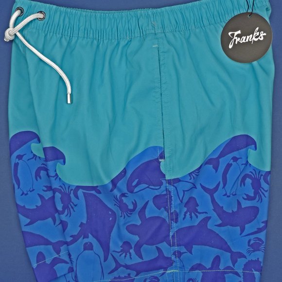 Franks Wave Sealife Swim Trunks (Runs small)